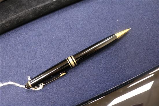 Two Montblanc Meisterstuck mechanical pencils, mint, in original boxes (2)